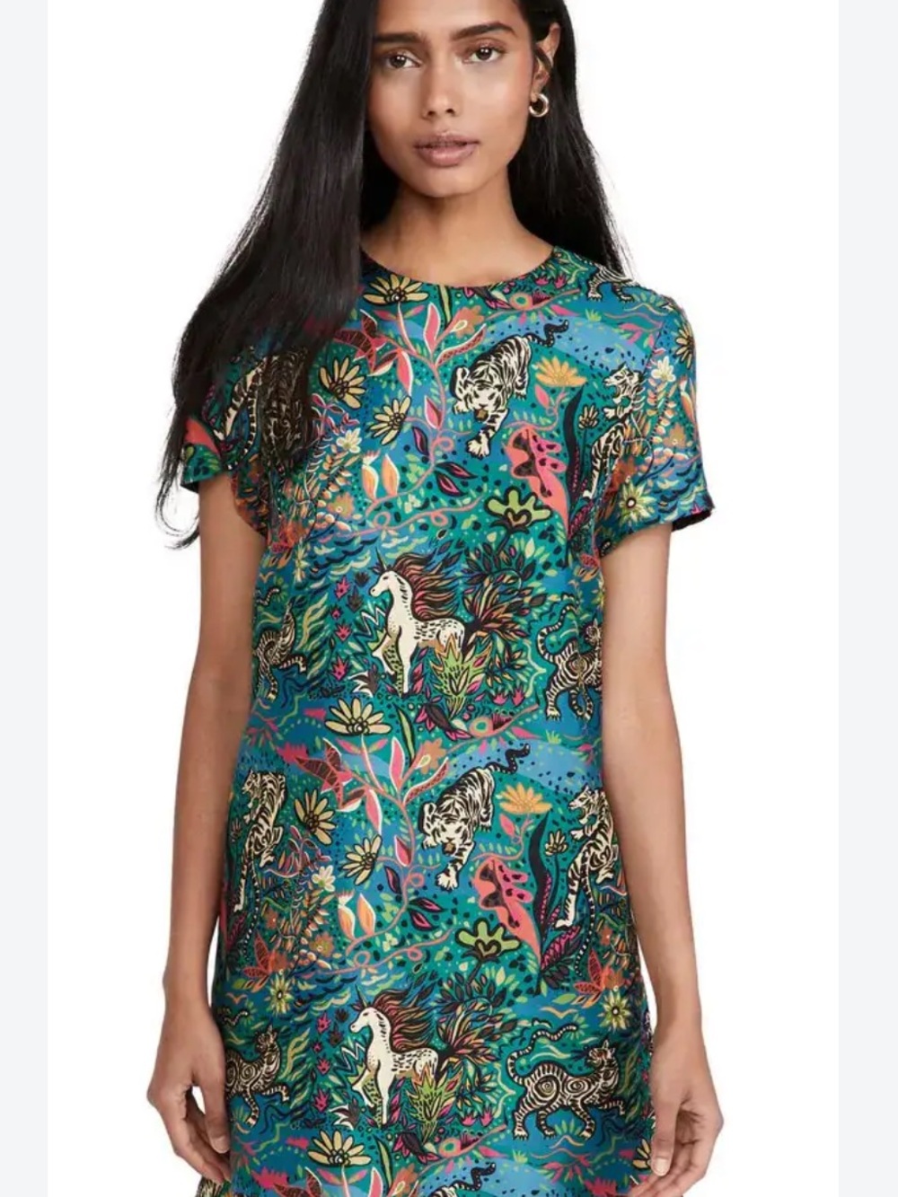 La DoubleJ Maxi Swing Dress Giungla